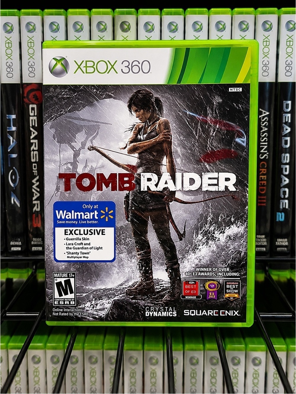Tomb Raider Xbox 360 Walmart Exclusive Complete CIB Lara Croft
